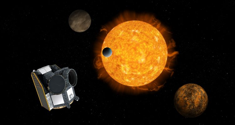 Satélite Cheops detectando exoplanetas